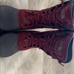 Maroon winter Under North Face